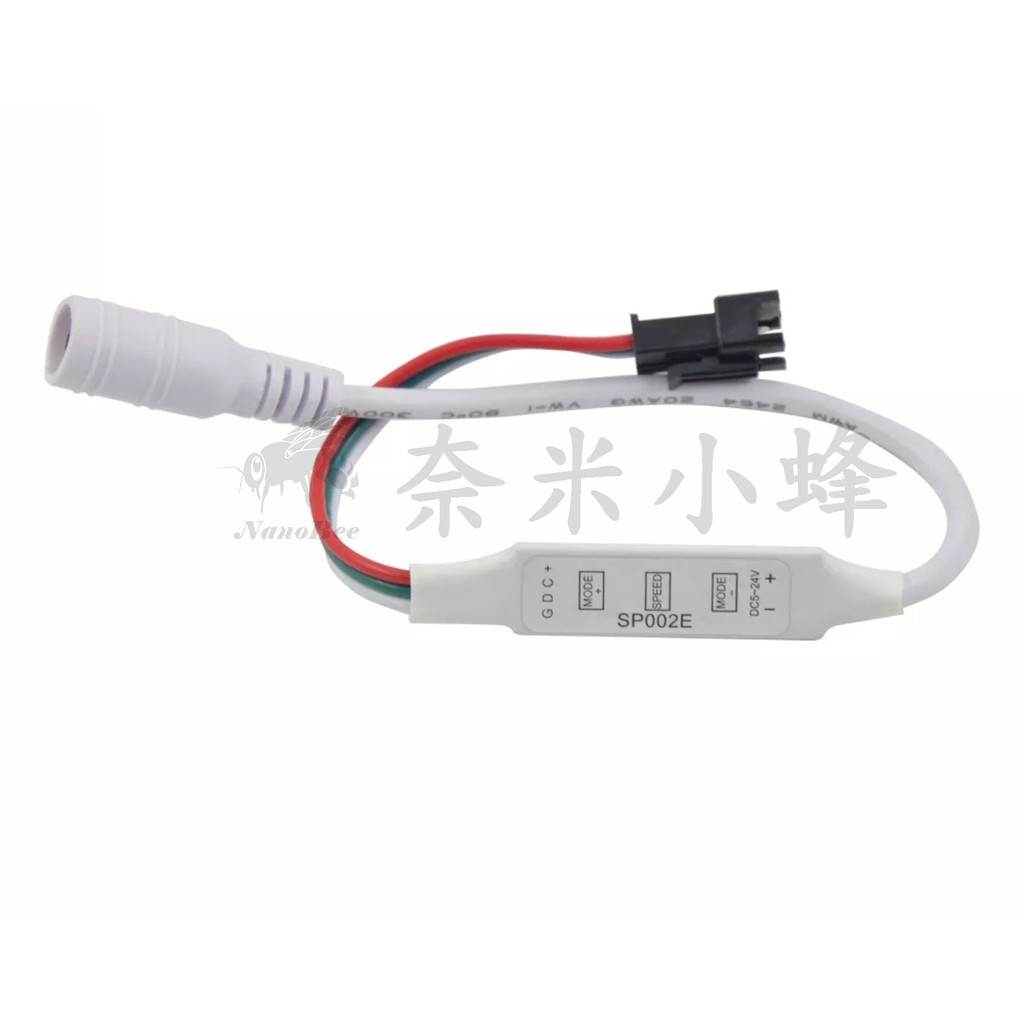 SP002E幻彩LED燈條控制器支持WS2812B/WS2811迷你控制器 幻彩燈帶 流水跑馬燈 智慧燈具【現貨】 | 蝦皮購物