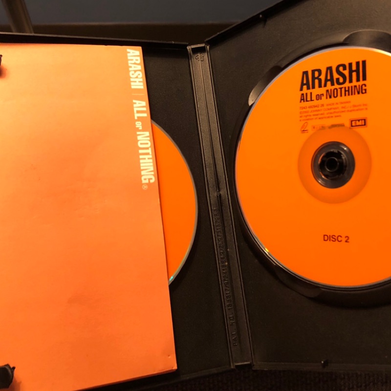 ARASHI All or nothing VCD 2002年發售已絕版限量嵐| 蝦皮購物