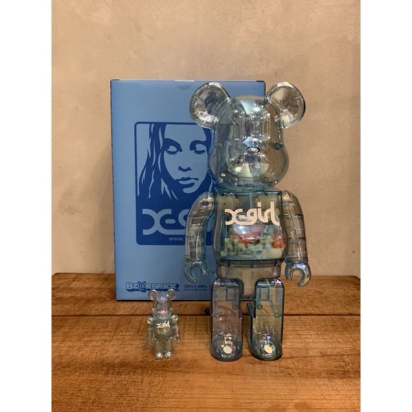 BE@RBRICK X-girl 2021 3代 100％ & 400％