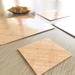 「限時活動優惠中」日本空運 日本製正方形紙片乾燥劑3cm - 500枚一包 日本鳥繁食品乾燥片
