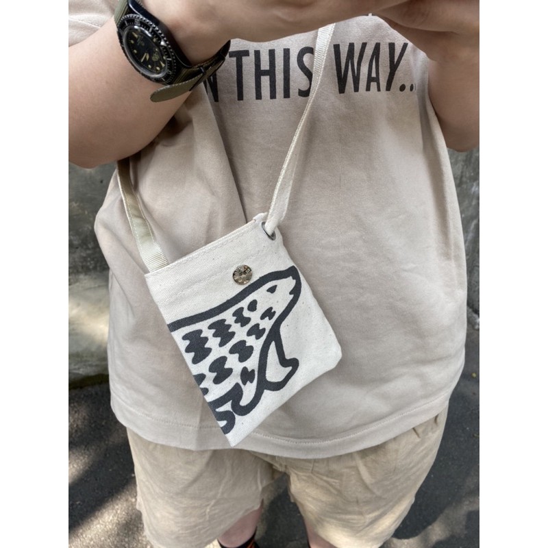 20AW HUMAN MADE MINI SHOULDER BAG 北極熊帆布小包| 蝦皮購物