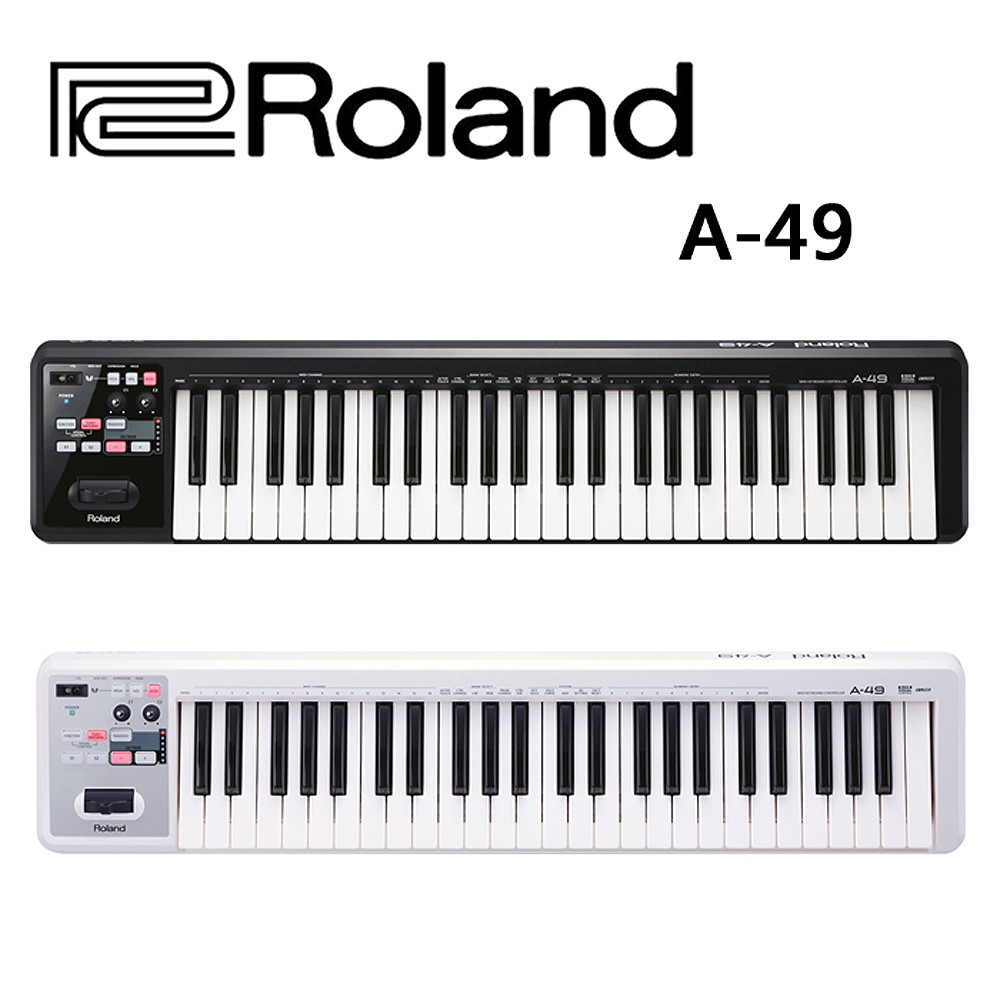 ☆Roland☆A-49 49鍵MIDI Keyboard Controller主控鍵盤(黑/白兩色