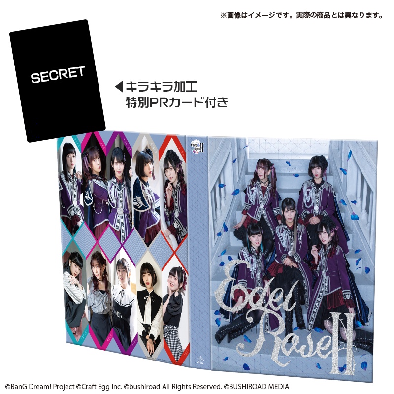 特典現貨]Roselia「Edel RoseⅡ」收藏卡卡冊安利美特animate 同時購入