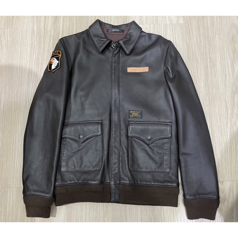冬に向けて最終セール！ w)taps 12AW A2レザージャケット サイズ