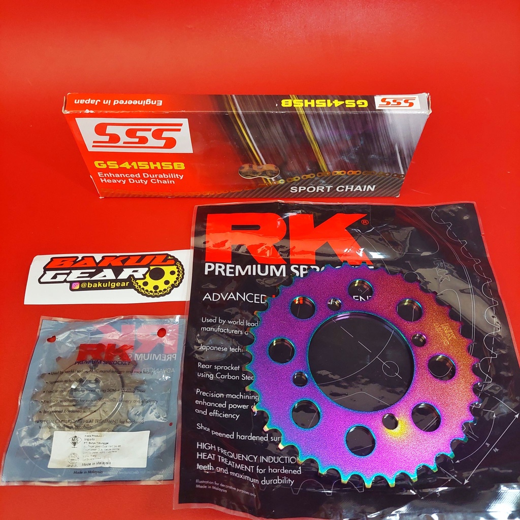 齒輪組 RK RX KING JUPITER Z VEGA R FIZR FIZ R 鏈條 SSS 尺寸 415 | 蝦皮購物