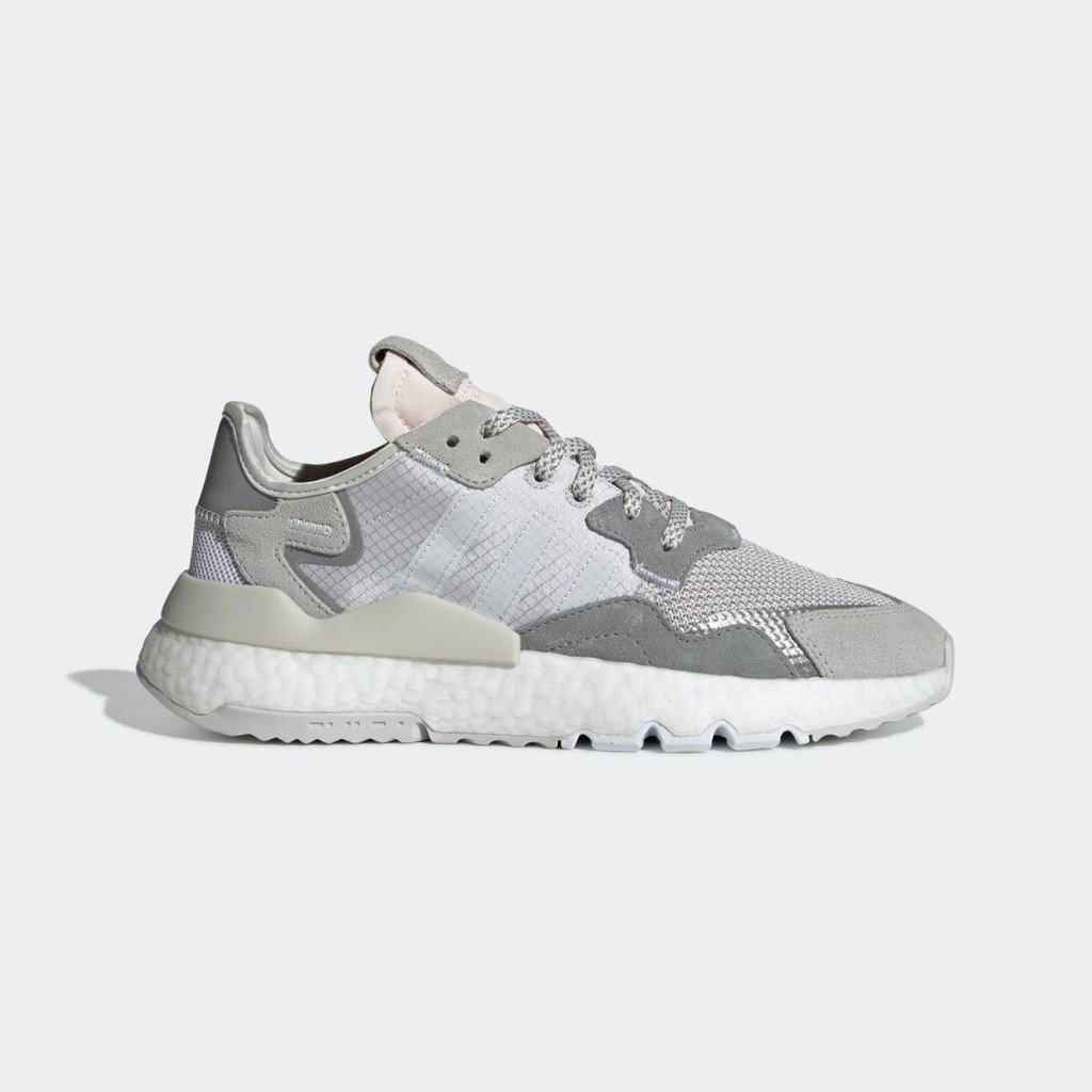 Adidas nite 2025 jogger white grey