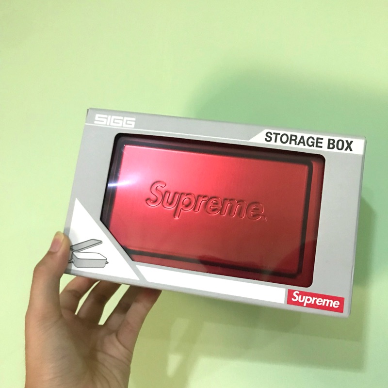 SS18 SUPREME SIGG METAL BOX PLUS 飯盒鐵盒（小） | 蝦皮購物