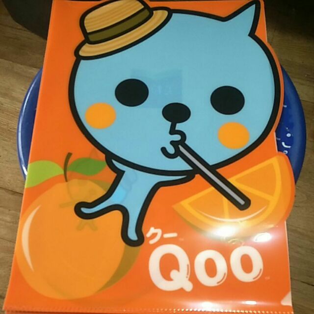 【全新現貨】Qoo飲料周邊 限量商品 資料夾 文具 | 蝦皮購物
