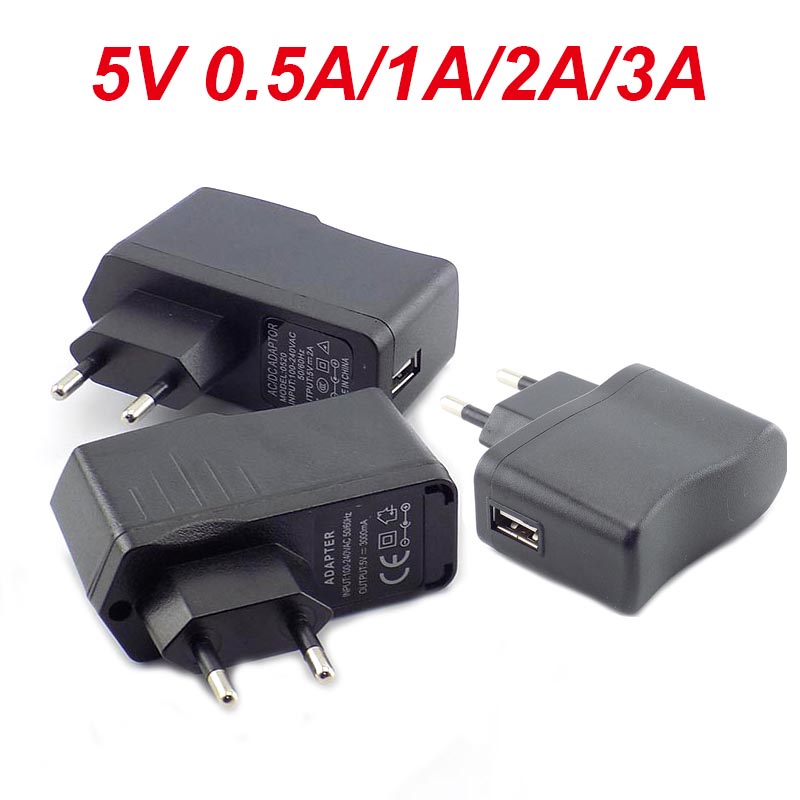5V 0.5A/1A/2A/3A 3000ma DC Caricatore USB Micro USB Porta Di Ricarica Adattatore Di Alimentazione Convertore Di Alimentazione Per Luci Di Striscia LED Telefono US/EU - Foto 12