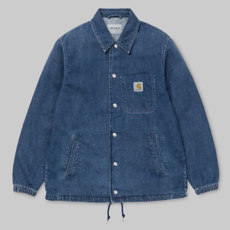 Carhartt wip Coach Jacket Denim－Size:S