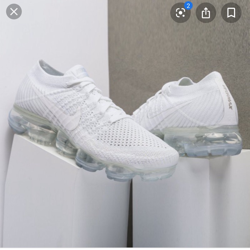 NIKE WMNS AIR VAPORMAX FLYKNIT 全白氣墊冰塊女鞋全新公司貨| 蝦皮購物