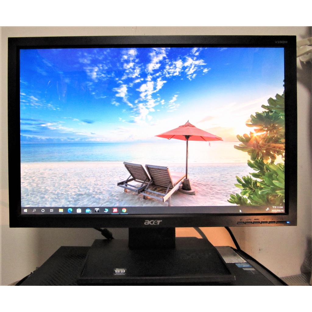 ACER 宏碁 V193W V193WL(LED背光) 19吋(16:10) 寬螢幕內建防刮玻璃 | 蝦皮購物