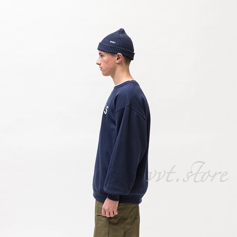 22SS WTAPS ACADEMY / SWEATER / COPO カレッジ 希望商店】WTAPS ACADEMY SWEATER COPO 22SS 經典LOGO 長袖衛衣