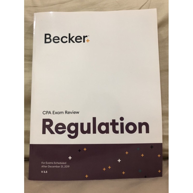 美國會計師 AICPA Becker CPA Exam Review REG v3.5 | 蝦皮購物