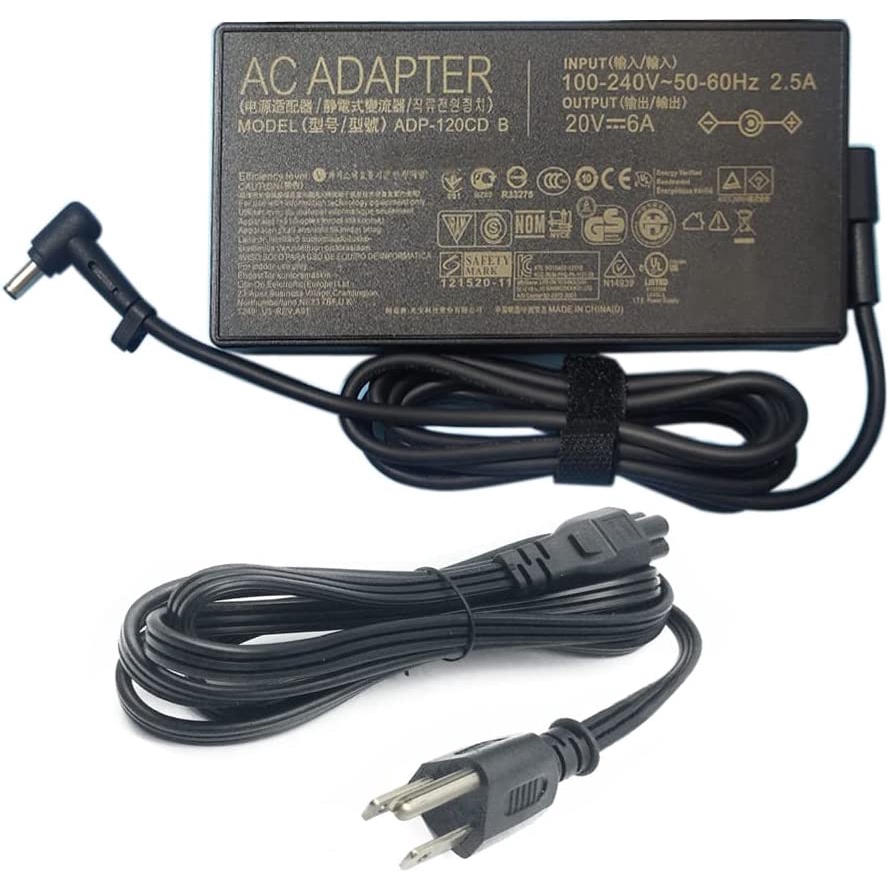 Caricatore da 120W, Compatibile con Asus ZenBook Flip UX561U UX534 UX480F UX481F UX501 UX550 UX562 UX533F UX534F UX534FAC UX534FTC UX550V UX550VD UX550GE UX550G UX562F UX562F UX562F UX50G UX562F