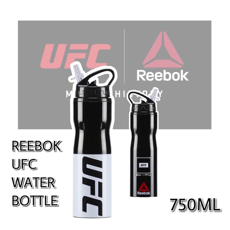 REEBOK UFC WATER BOTTLE 750ML 銳步綜合格鬥耐熱鋼瓶運動水壺CE4129 | 蝦皮購物