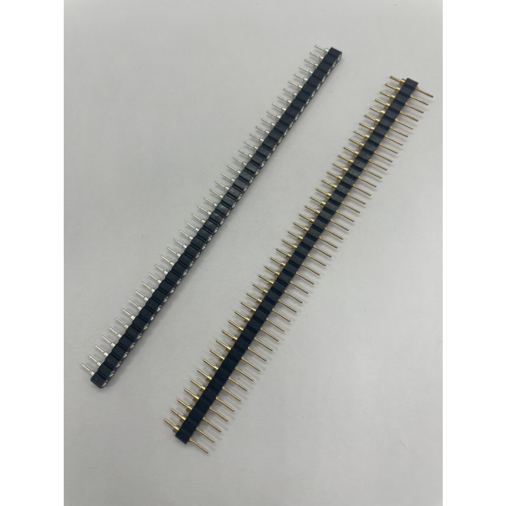 2.54mm排針 圓孔 排針/排母 1*40PIN 自由裁切 長度12mm 圓孔排針 | 蝦皮購物