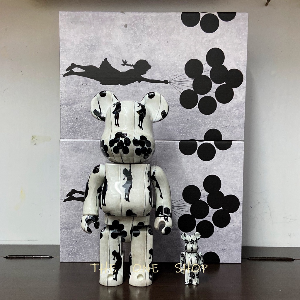 TheOneShop BE@RBRICK Flying Balloons Girl 氣球女孩 庫柏力克熊 500%