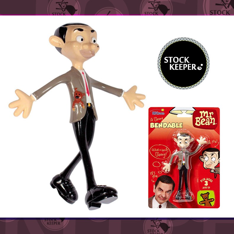 ◁倉庫掌門人▷現貨美版Mr. Bean 美系玩具吊卡豆豆先生鐵絲鐵線NJ