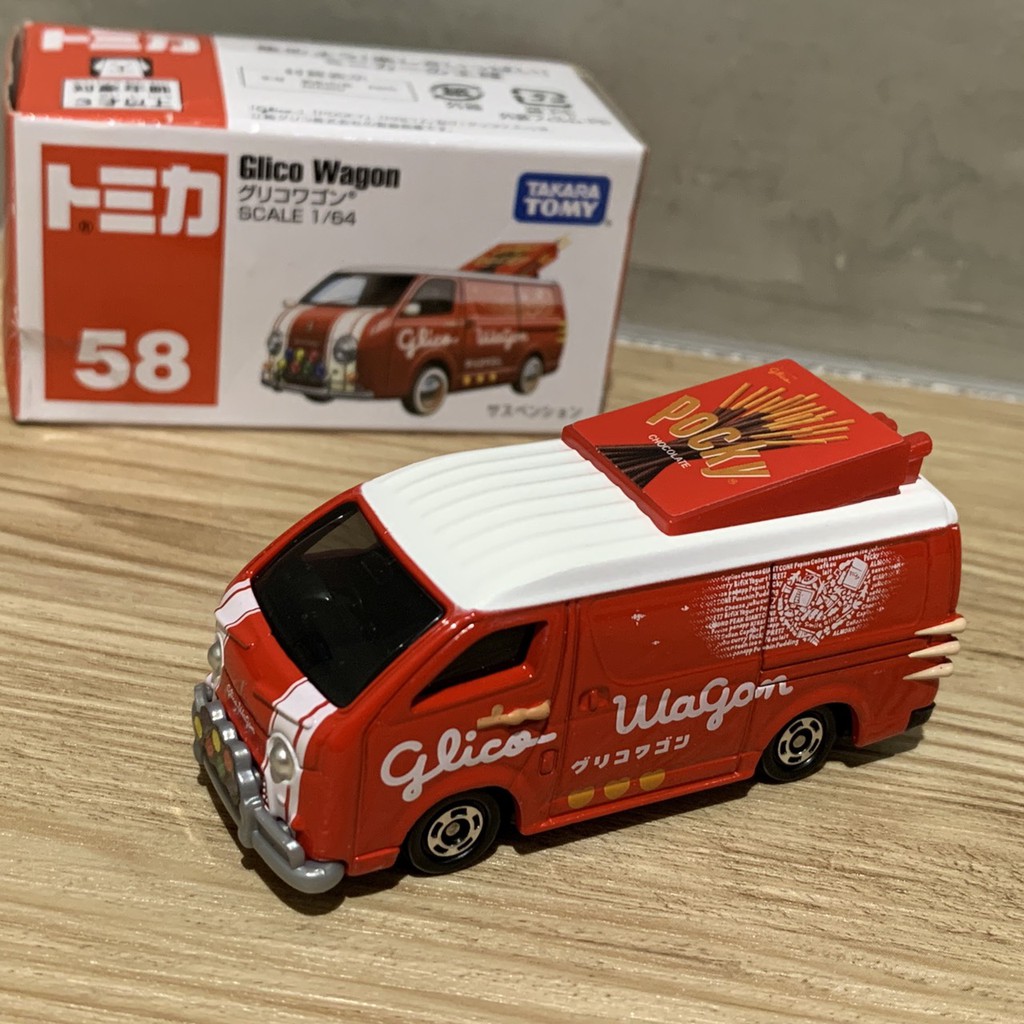 bear)日本正版現貨TOMICA 多美GLICO WAGON 固力果巧克力合金車NO.58