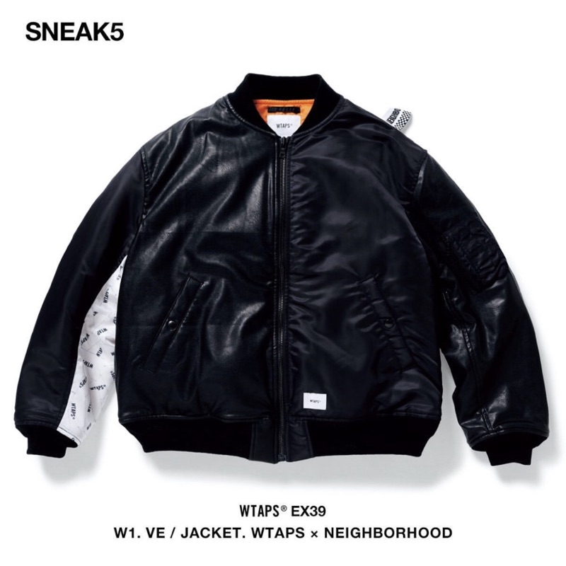 WTAPS x NEIGHBORHOOD 20SS W1. VE JACKET 聯名款 外套 MA-1