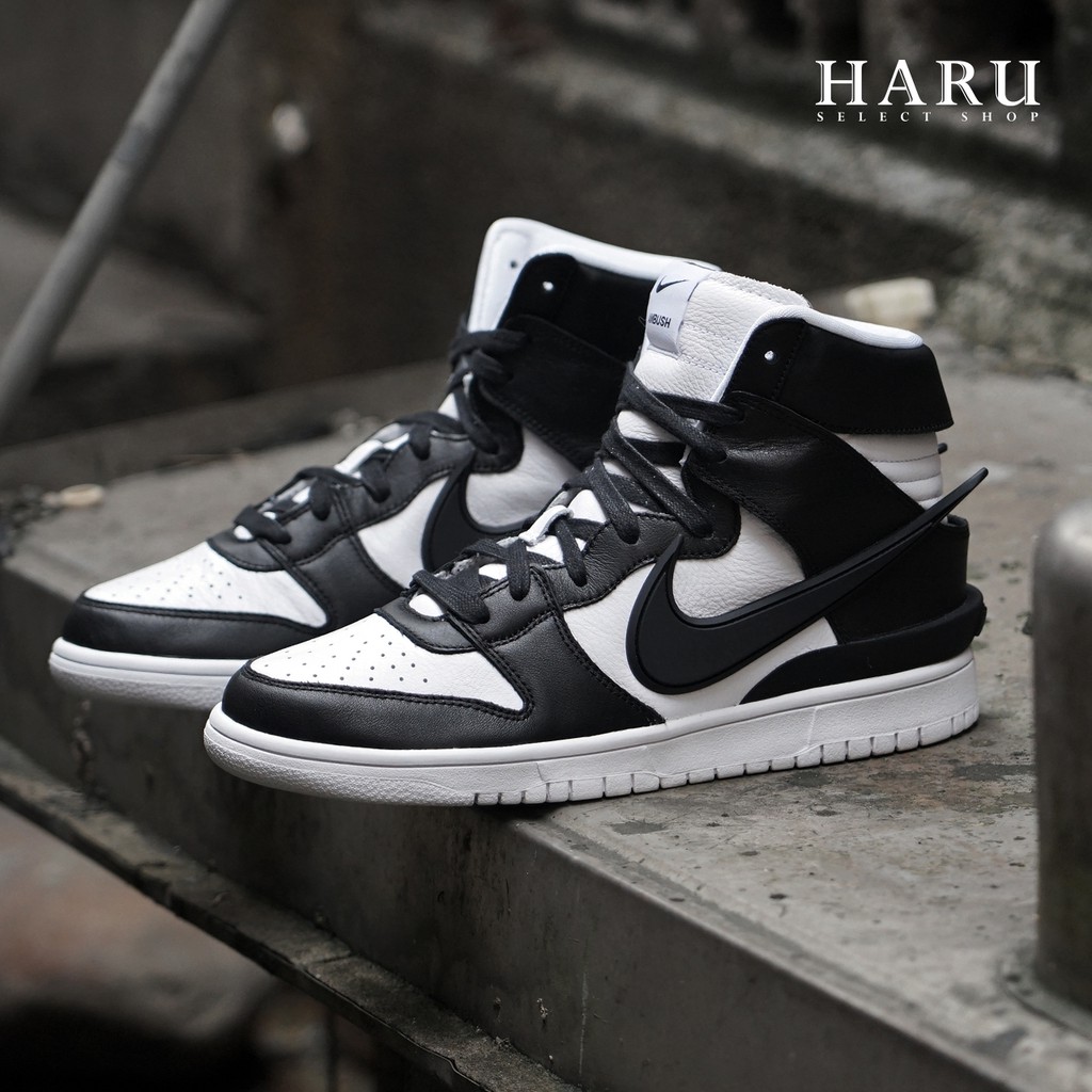 ☆HAru☆ AMBUSH x NIKE DUNK HIGH 聯名款黑白CU7544-001 籃球男女鞋