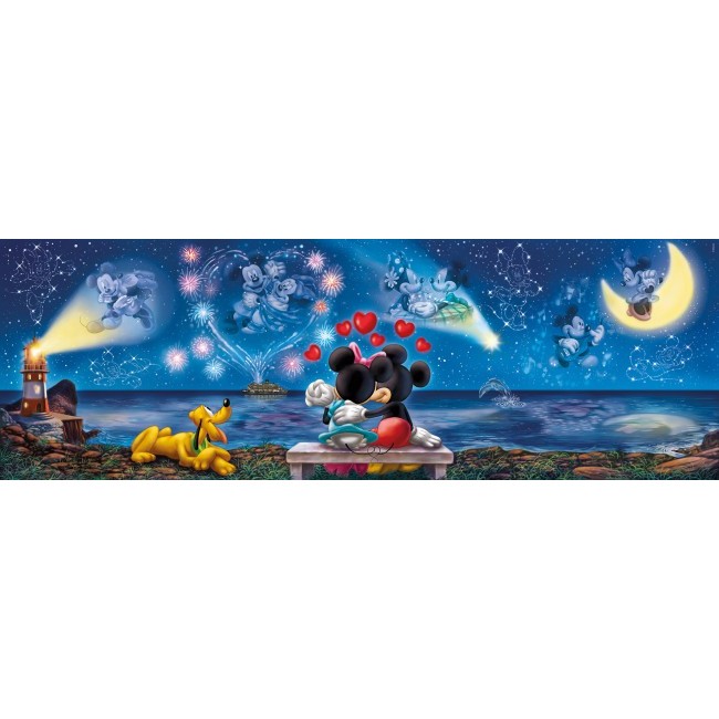 月光下的浪漫／米奇和米妮 Clementoni · 1000 pcs — 嗚拉拉平價拼圖小舖