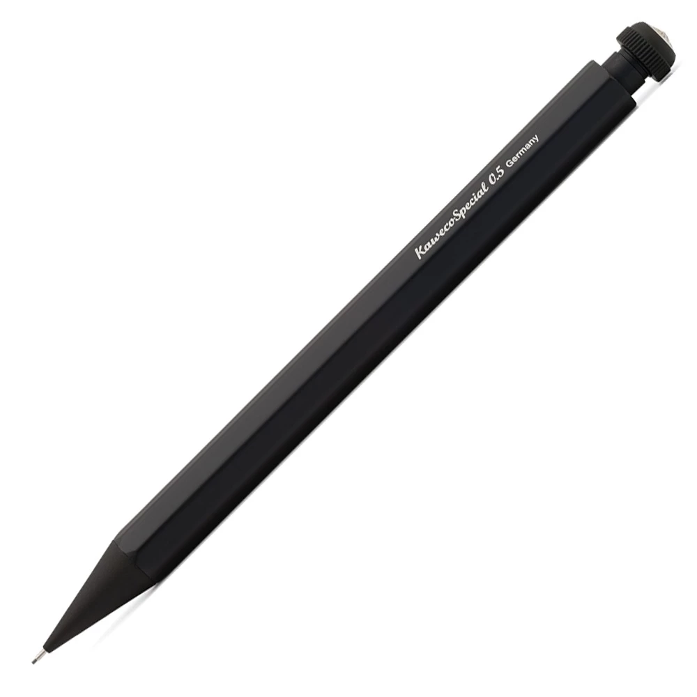 極致黑魂的書寫藝術！KAWECO SPECIAL 鋁製霧黑自動鉛筆：羽量化鋁合金、絲滑霧面質感，打造指尖上的極簡美學