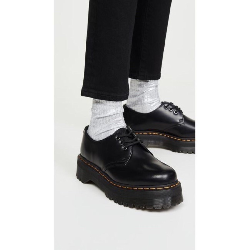 9.8新Dr Martens 1461 Quad Platform 馬汀三孔厚底皮鞋UK5/24cm/us7