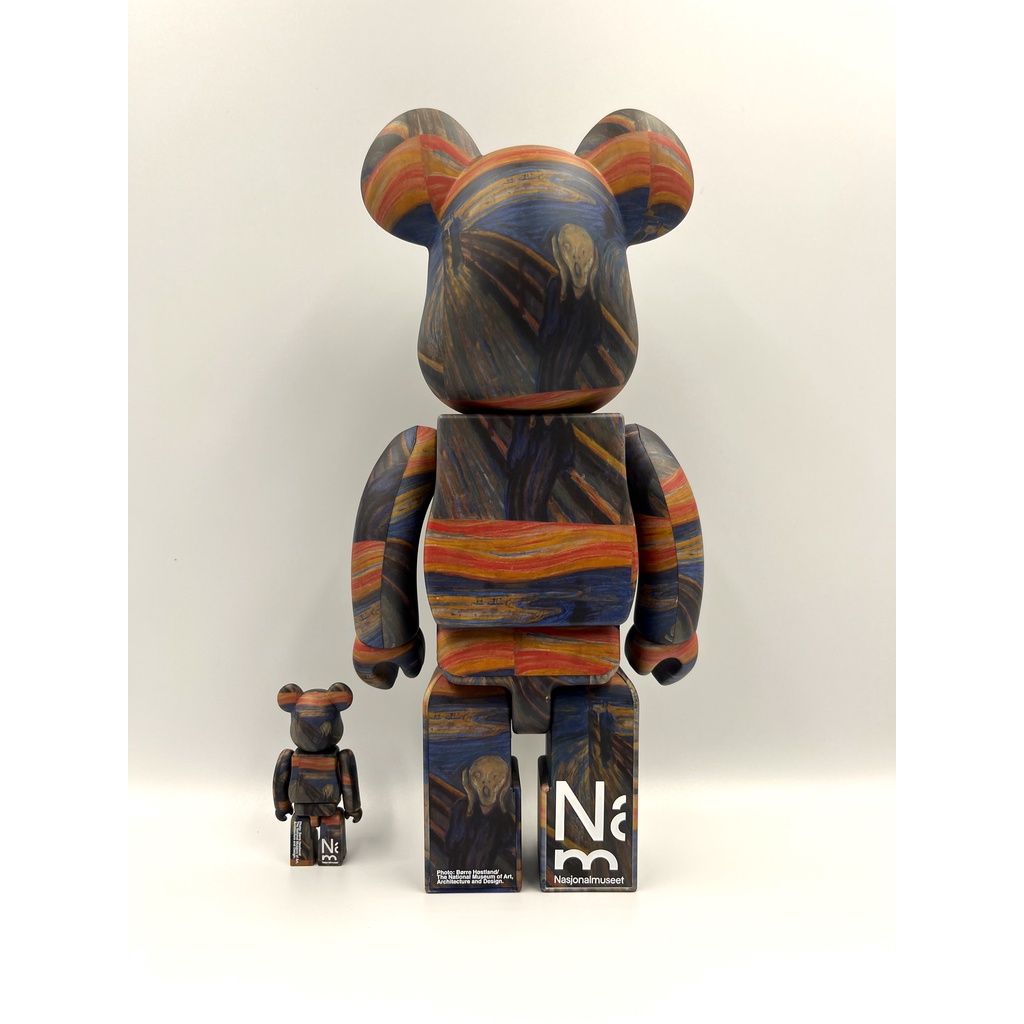 BE@RBRICK Edvard Munch Scream 100％ 400％ 吶喊| 蝦皮購物