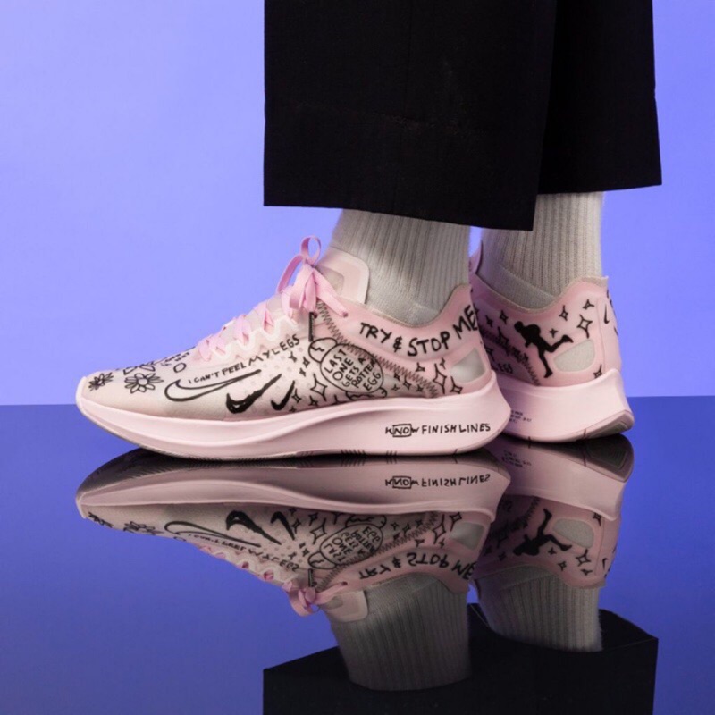 Nike Zoom Fly SP Fast Nathan Bell Pink AT5424 100 US9.5