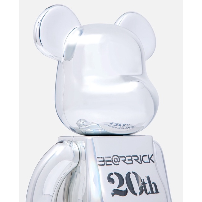 現貨Be@rbrick 20周年DEEP CHROME Ver燈400% /20th 25th 周年500% 金銀