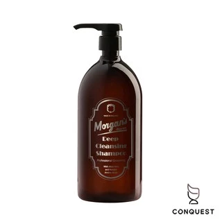 【CONQUEST】英國 Morgan's Deep Cleansing Shampoo 1L 深層洗髮精 適合油性髮質