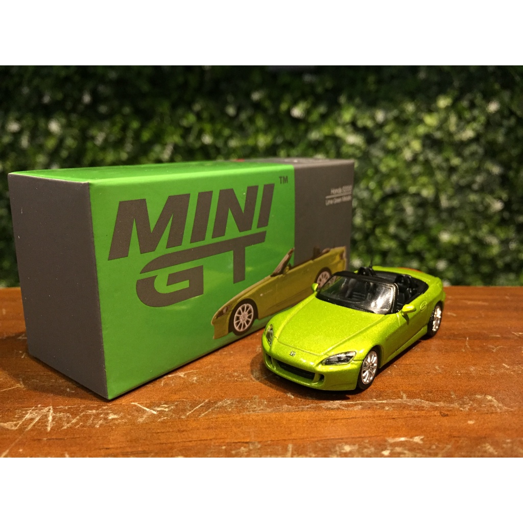 Miniature Honda S2000 (AP2) Lime Green - Mini GT échelle 1:64, Neuve