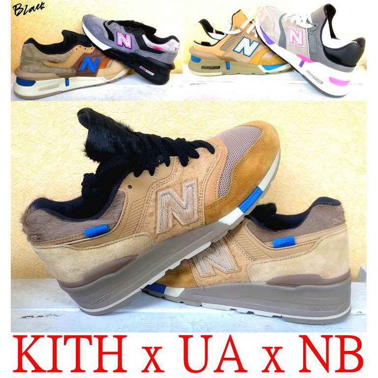 BLACK極新KITH x NONNATIVE x NEW BALANCE美製997 SPORT襪套式慢跑鞋