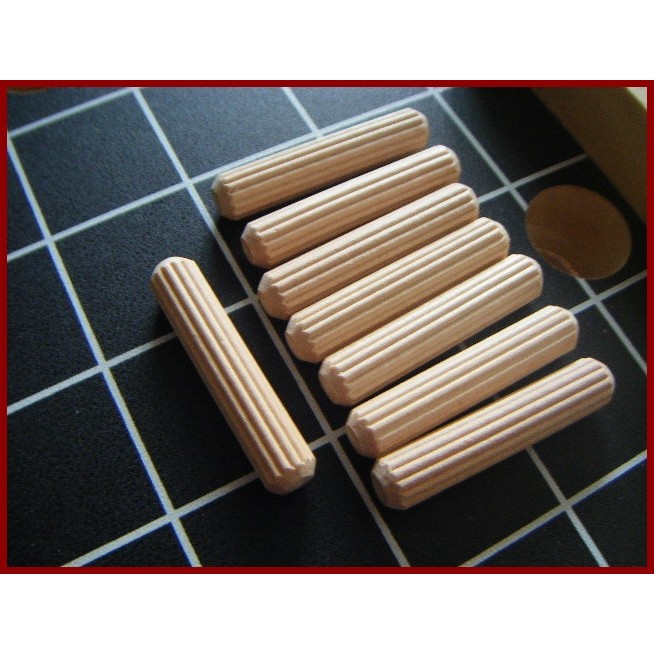 【木頭人】高品質木榫 (100支) 木釘 木塞 5mm 6mm 8mm 10mm 多規格 | 蝦皮購物