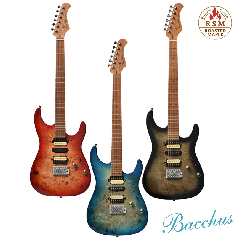 Bacchus Guitars IMPERIAL24-BP-RSM/M 電吉他烤楓木【又昇樂器.音響