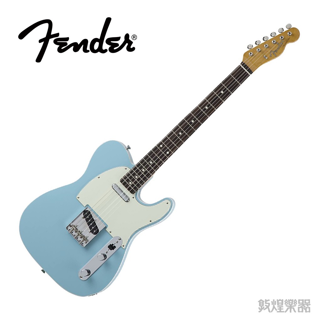 Fender MIJ Traditional 60s Tele Custom RW DNB 電吉他粉藍