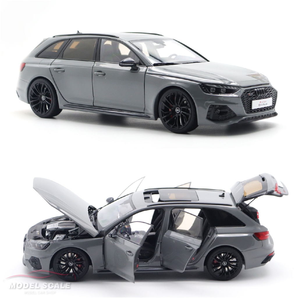 模例】AUTOKOL 1/18 Audi RS4 Avant (B9) 合金全可開納多灰| 蝦皮購物