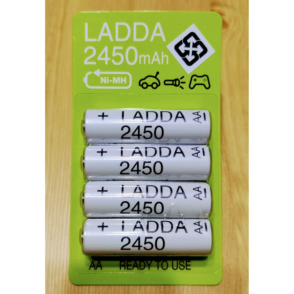 § 現貨 § IKEA 宜家 LADDA 3號AA 2450mAh 電池 充電電池 剩一組 | 蝦皮購物