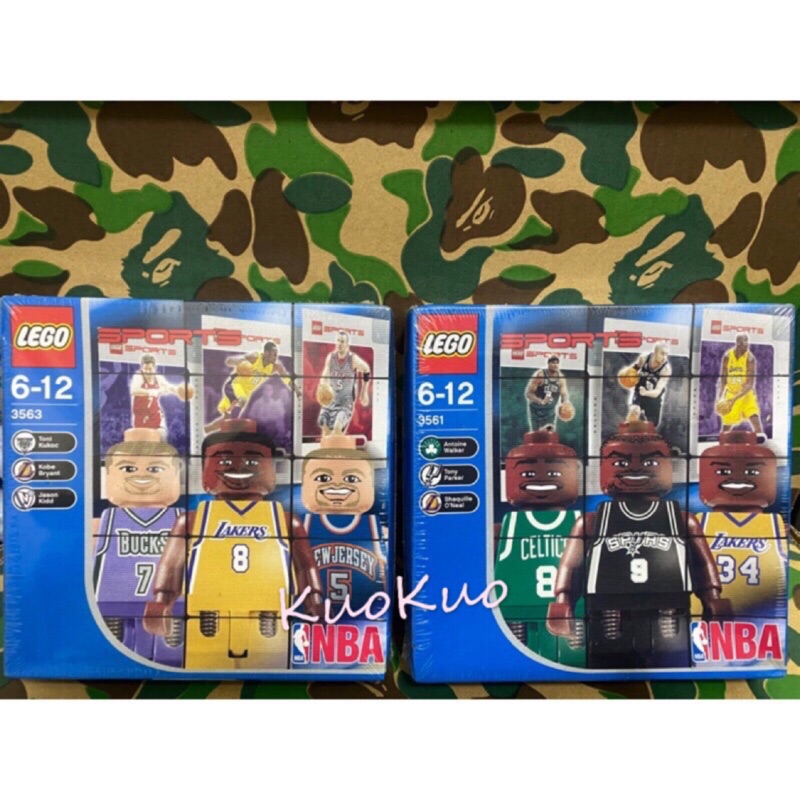 LEGO 樂高NBA 3561 3563 SPORTS 拆賣4隻人偶不含Kobe 不含O'Neal