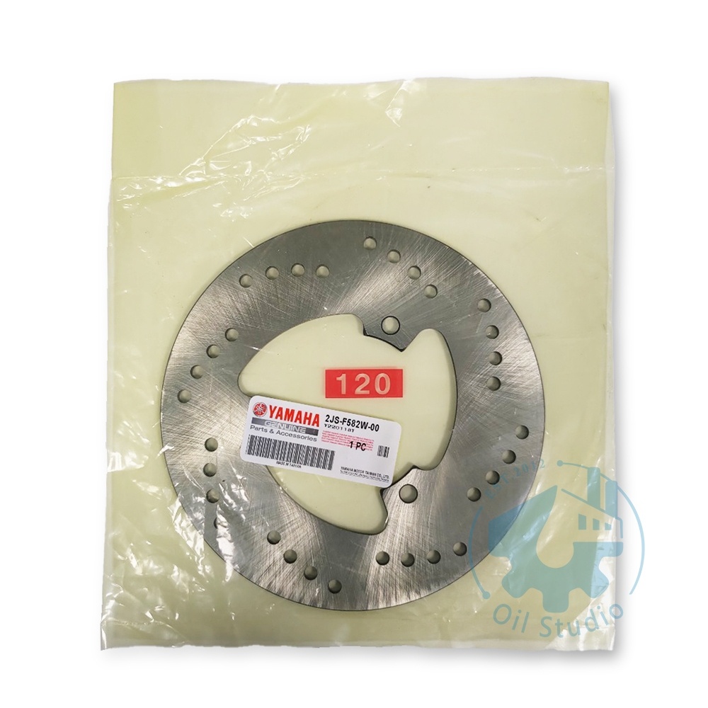 《油工坊》YAMAHA 山葉 原廠 2JS 後 圓碟 碟盤 三-四代勁戰 BWS'R 2JS-F582W-0000 | 蝦皮購物