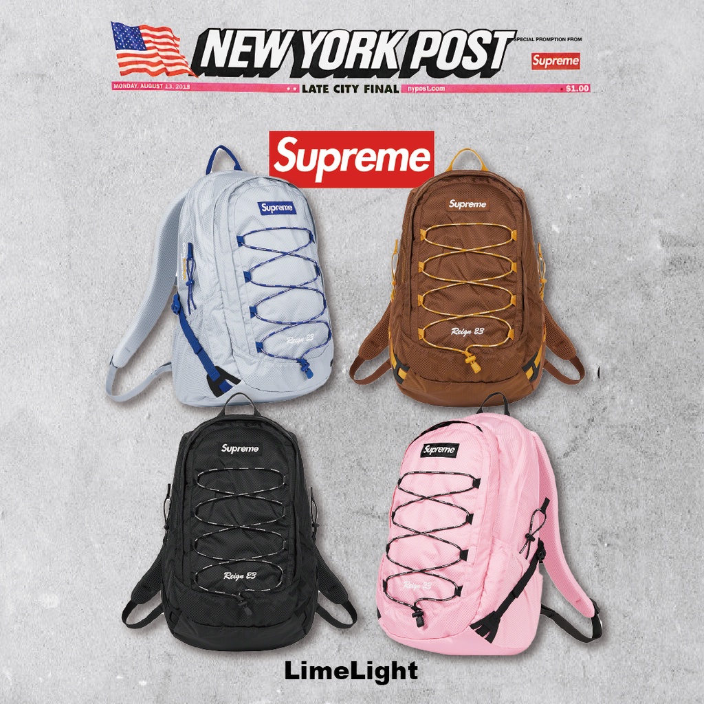 ☆LimeLight☆ 2022 S/S Supreme 52th Backpack 背包後背包白/綠/黑/粉