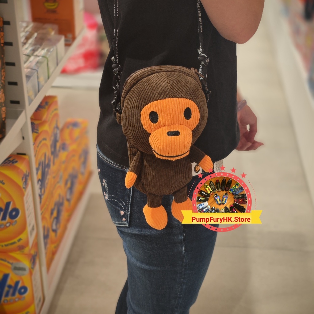 [香港正品店] BAPE BABY MILO Phone Bag (4167) aw22 猿人 斜背包 手機袋 猴子