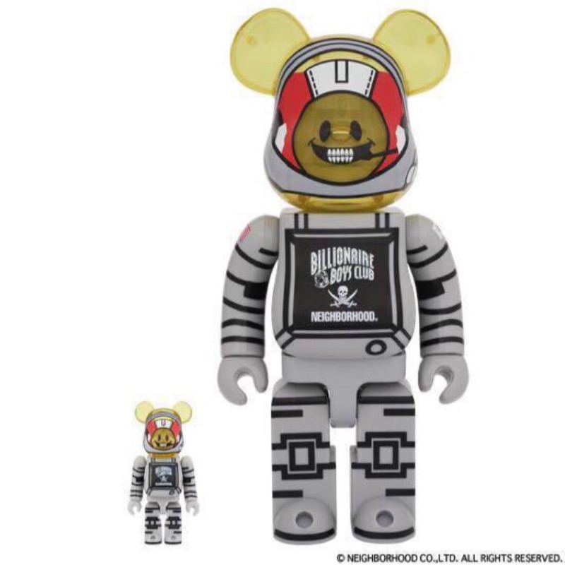 售出BE@RBRICK NEIGHBORHOOD BILLIONAIRE BOYS CLUB BBC 400%+100