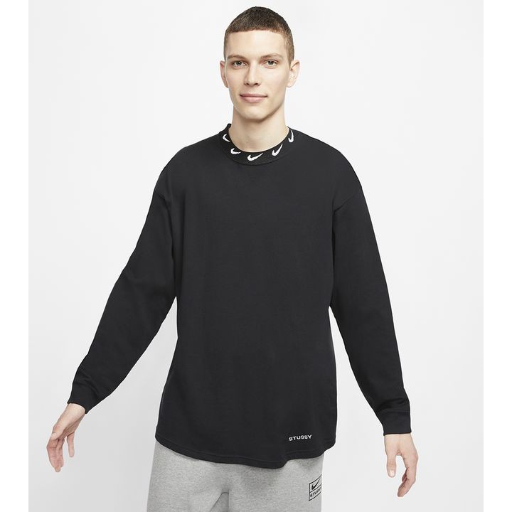 NIKE X STUSSY LONG SLEEVE KNIT TOP CT4314-010 長袖上衣聯名| 蝦皮購物