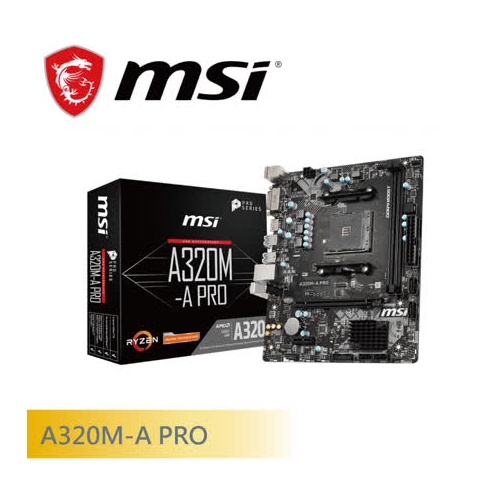 Msi A320m Prom2 V2 Amd Am4 Micro Atx Gaming Motherboard With Amd Ryzen