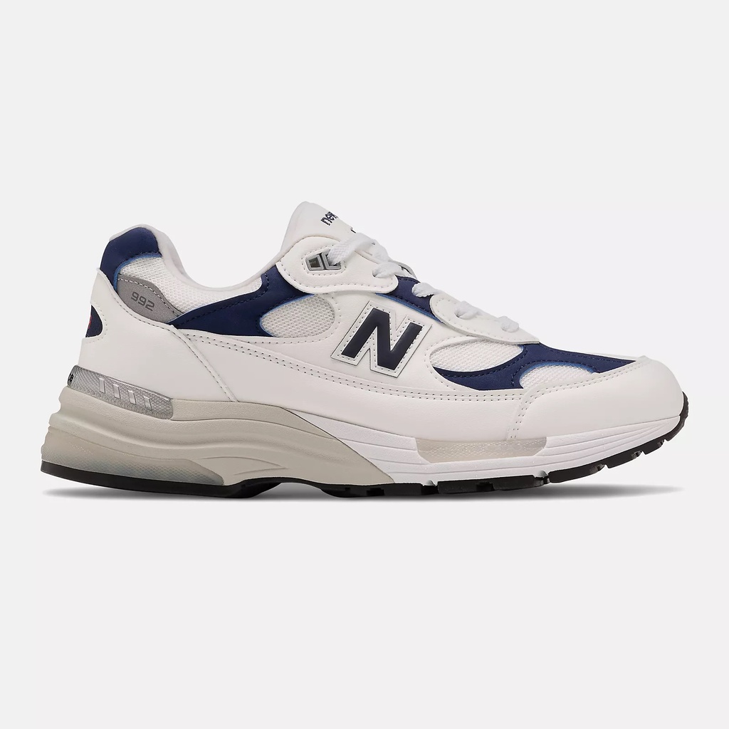 R'代購 New Balance M992EC 992 White Navy 灰白藍 USA 美製 M992 男女段 | 蝦皮購物