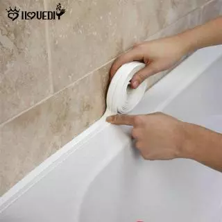 [Sd] 膠帶填縫條 / 廚房浴室淋浴水槽浴缸密封條 / 浴缸填縫密封膠帶 / 自粘防水壁紙, 用於廚房浴缸檯面浴室淋浴