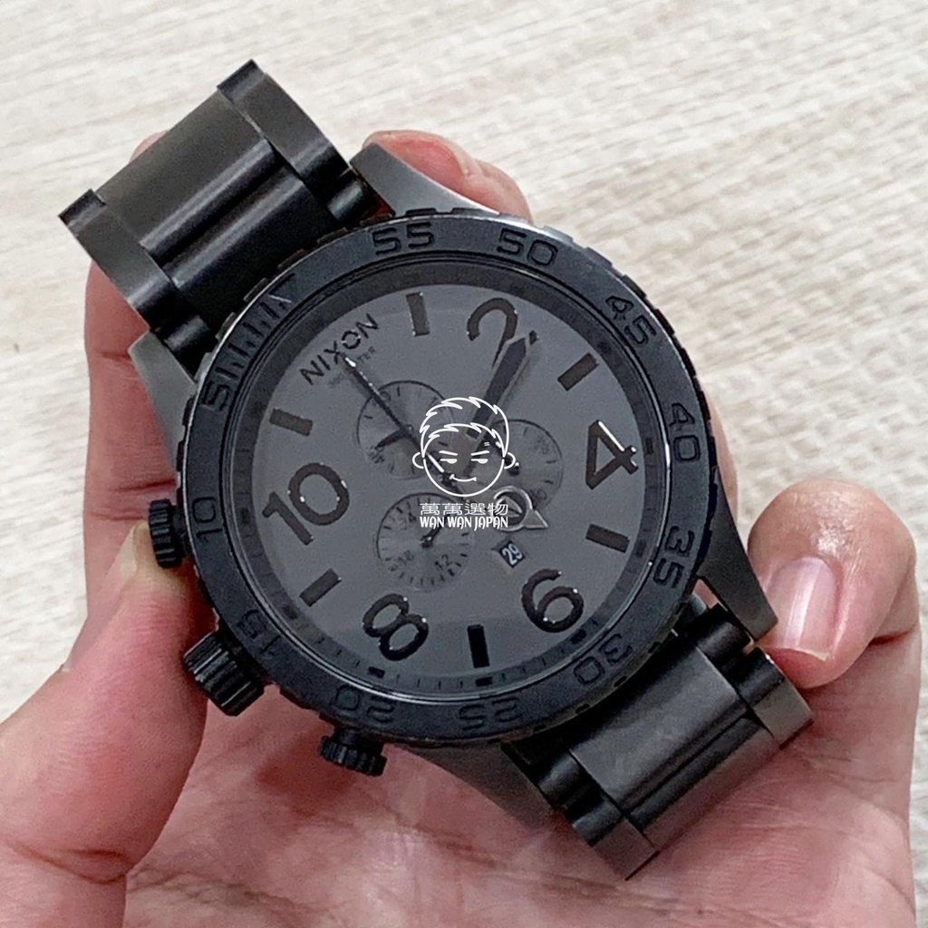 萬萬日貨。選物。二手。NIXON。51-30。CHRONO。A083 1062。三眼。大錶徑。男錶。女錶。手錶 | 蝦皮購物